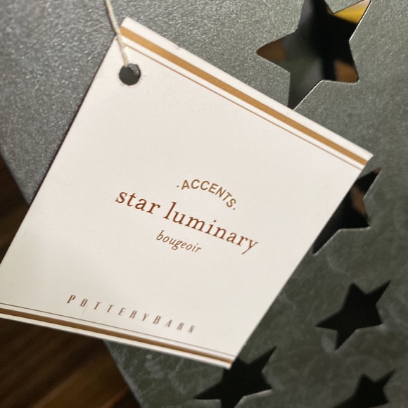 Pottery Barn Galvanized Outdoor Stars and Stripes Luminary - Picture 13 of 16